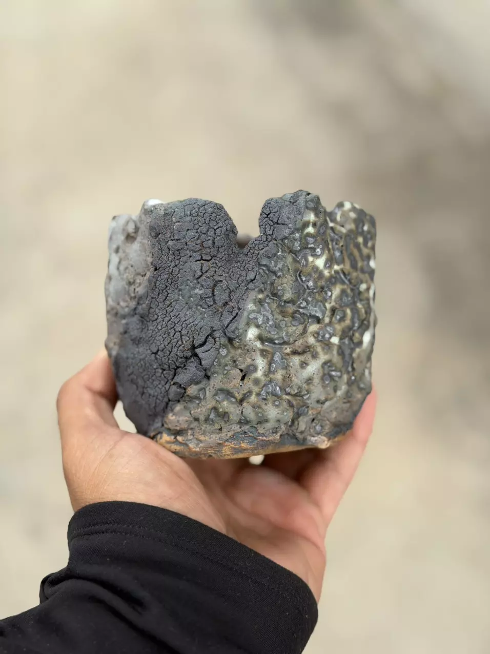 Mutant black crackle 4x3.5H thumbnail