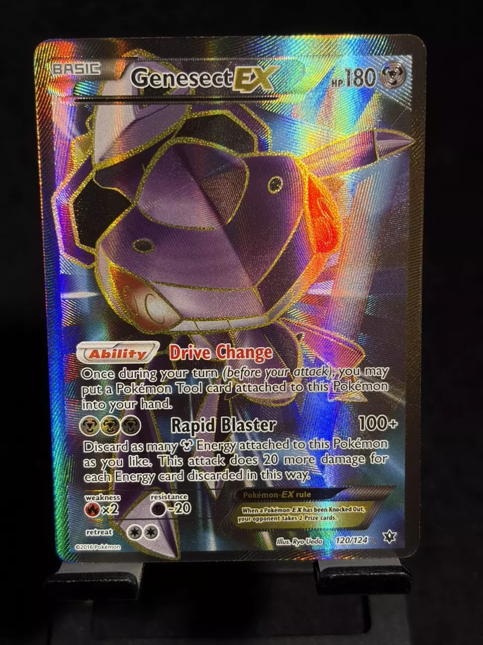The Pokémon Company Pokémon TCG Genesect EX 120/124 Holo EN HP180 thumbnail