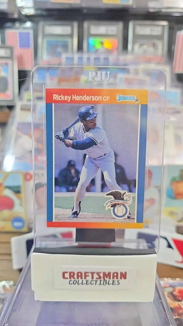 1989 Donruss Baseball All-Star #4 Rickey Henderson thumbnail