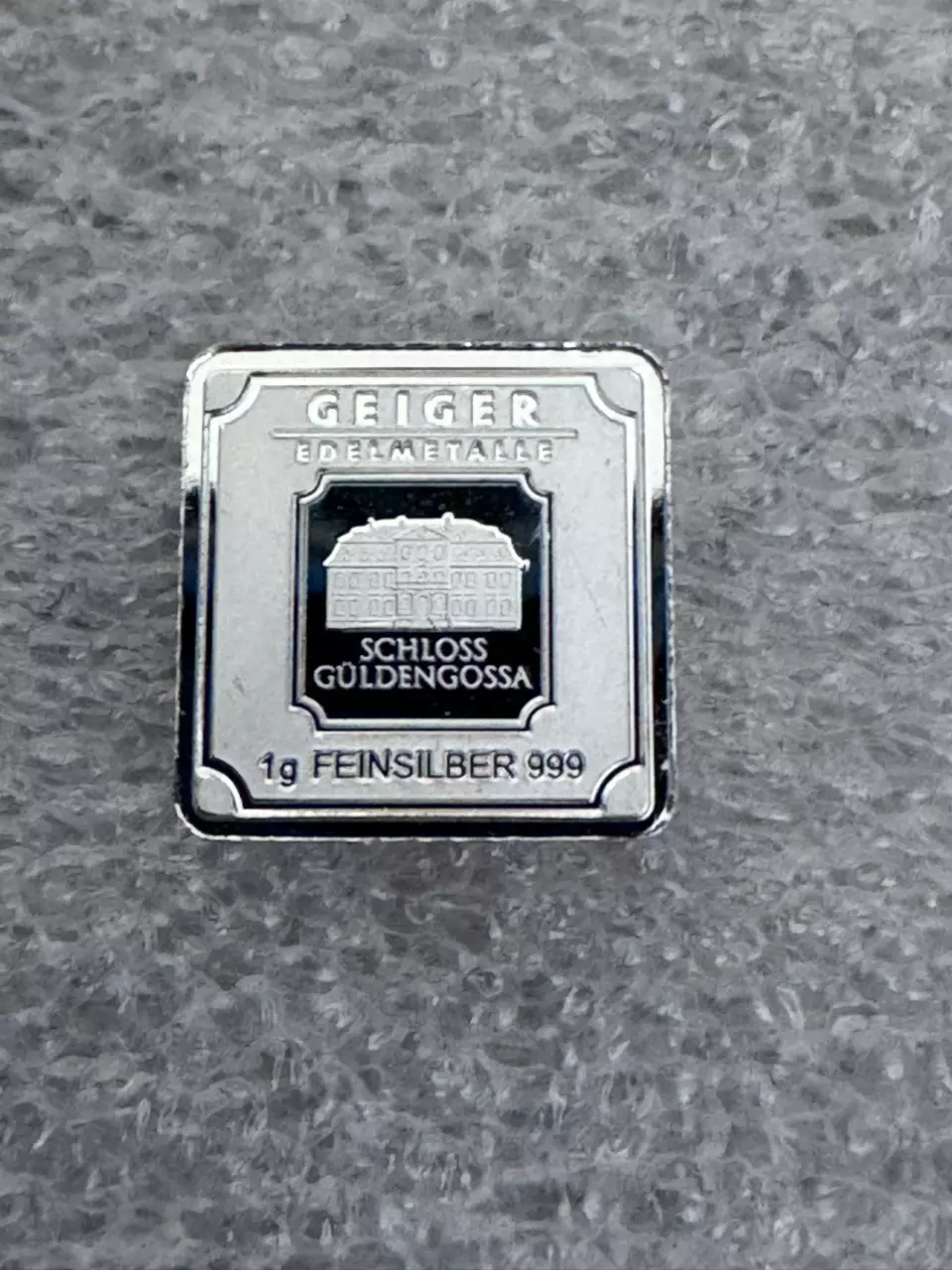 1 Gram Silver Geiger 0.999+ - Raw/No Assay thumbnail