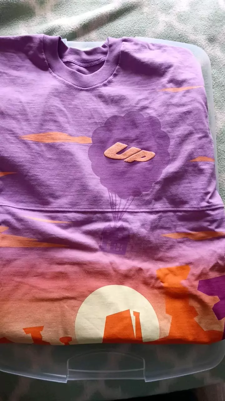 Disney parks Paradise falls up Jersey size medium new with tags thumbnail