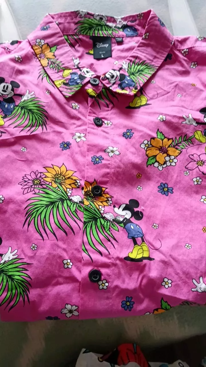 Disney Neff Button shirt size L thumbnail
