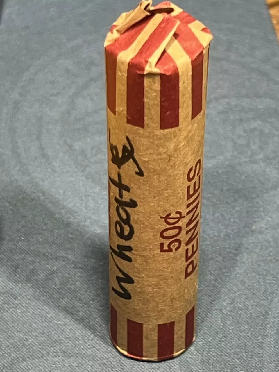 (x50 Coins) Wheat Cent Penny Roll thumbnail