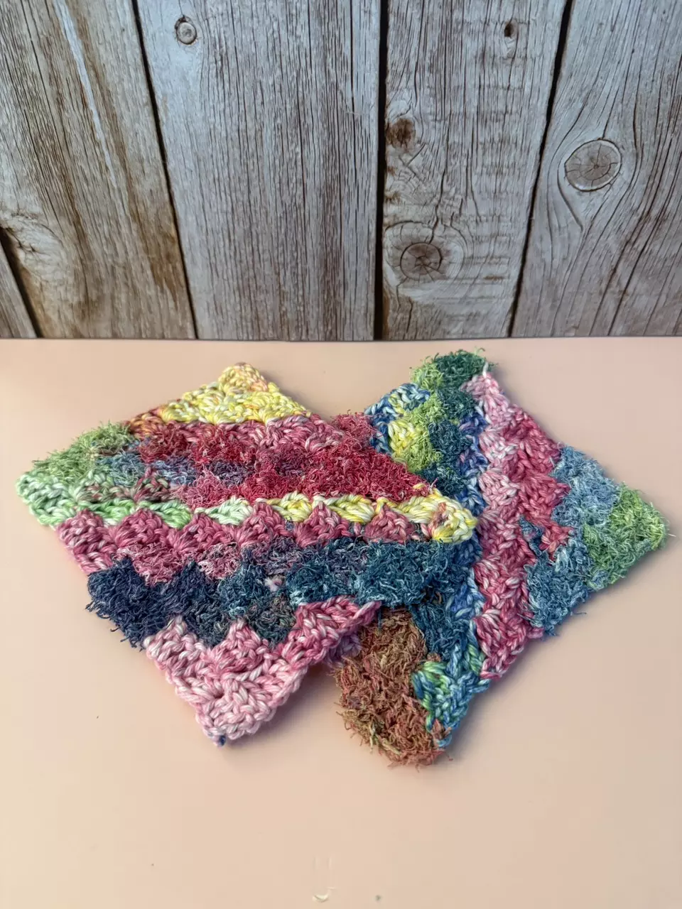 2 piece Crocheted Washcloths thumbnail