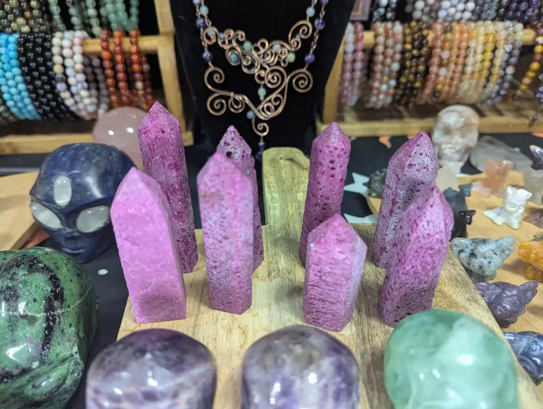 Ruby Corundum Tower – Natural Red Crystal thumbnail