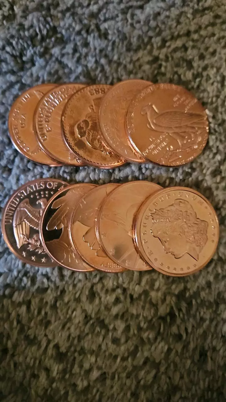 10 .999 copper rounds (bag 2) thumbnail