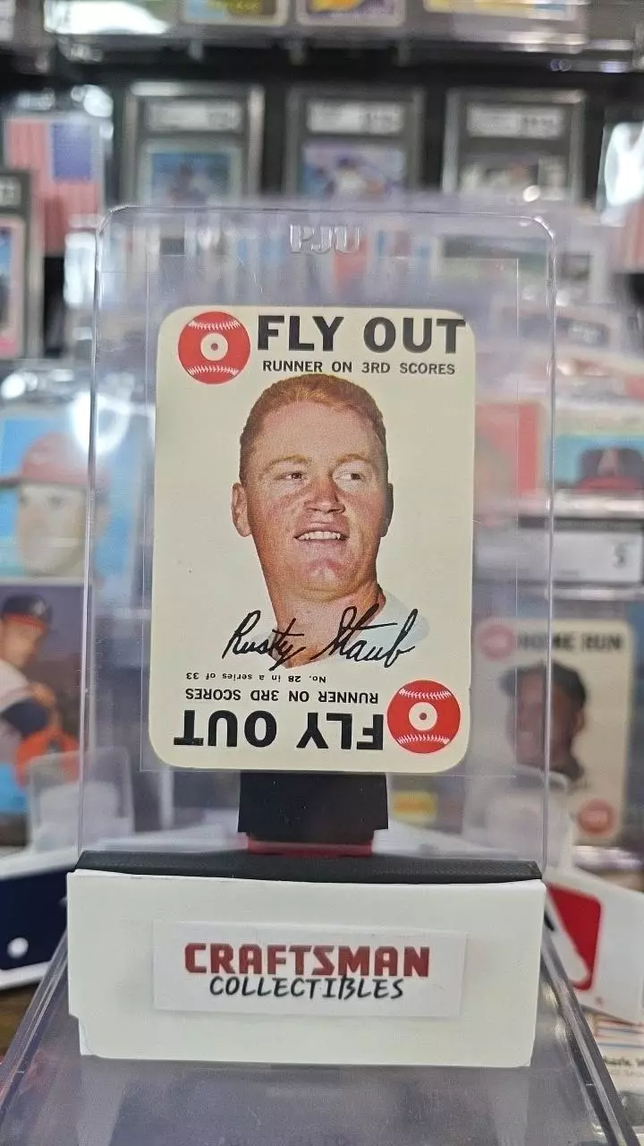 1968 Topps Baseball Game Card #28 Rusty Staub thumbnail