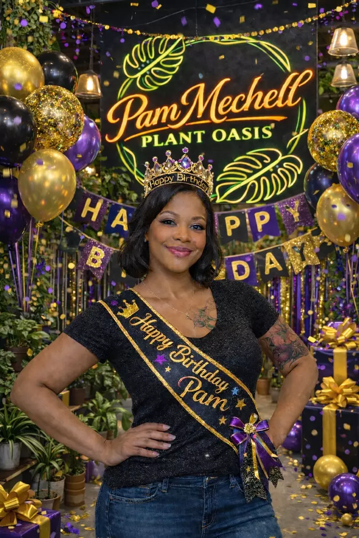 Come and share my birthday with me 💜💜💚💜💜