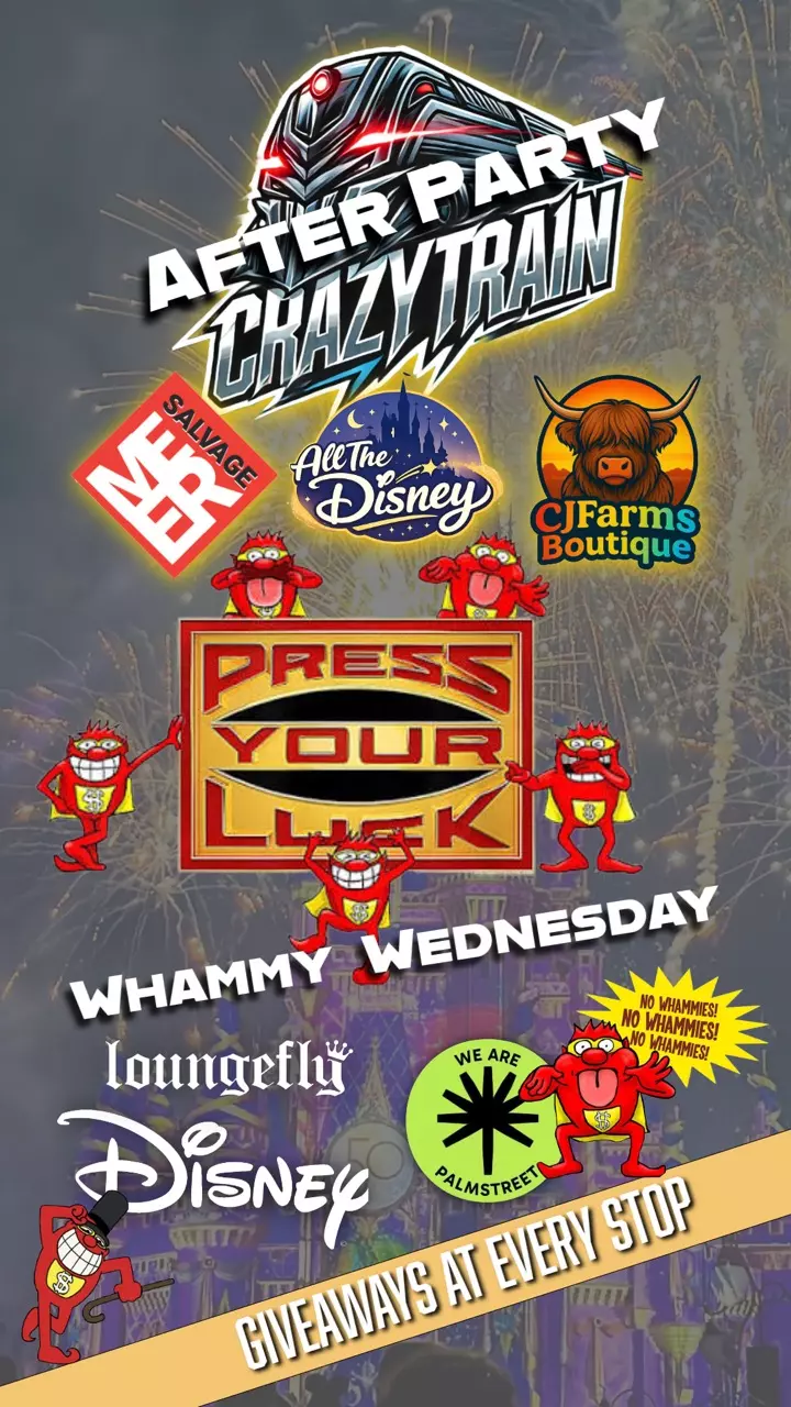 WHAMMY WEDNESDAY CRAZY AFTER PARTY TRAIN