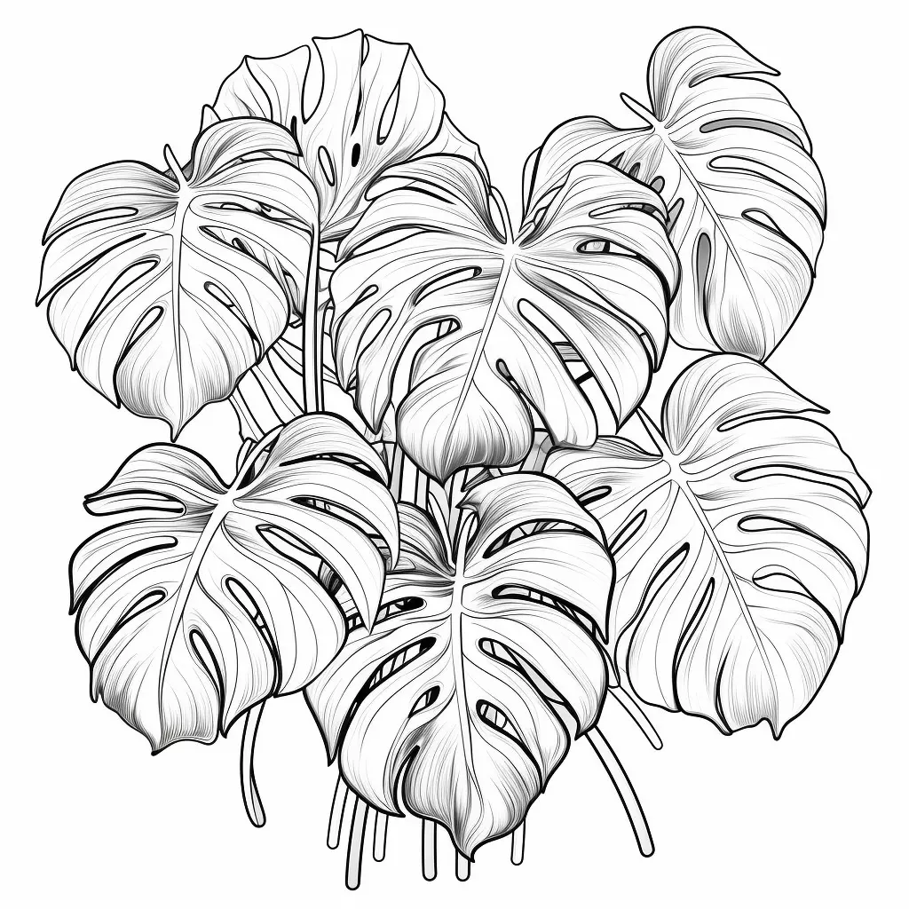 DIGITAL Download: Monstera Bouquet thumbnail