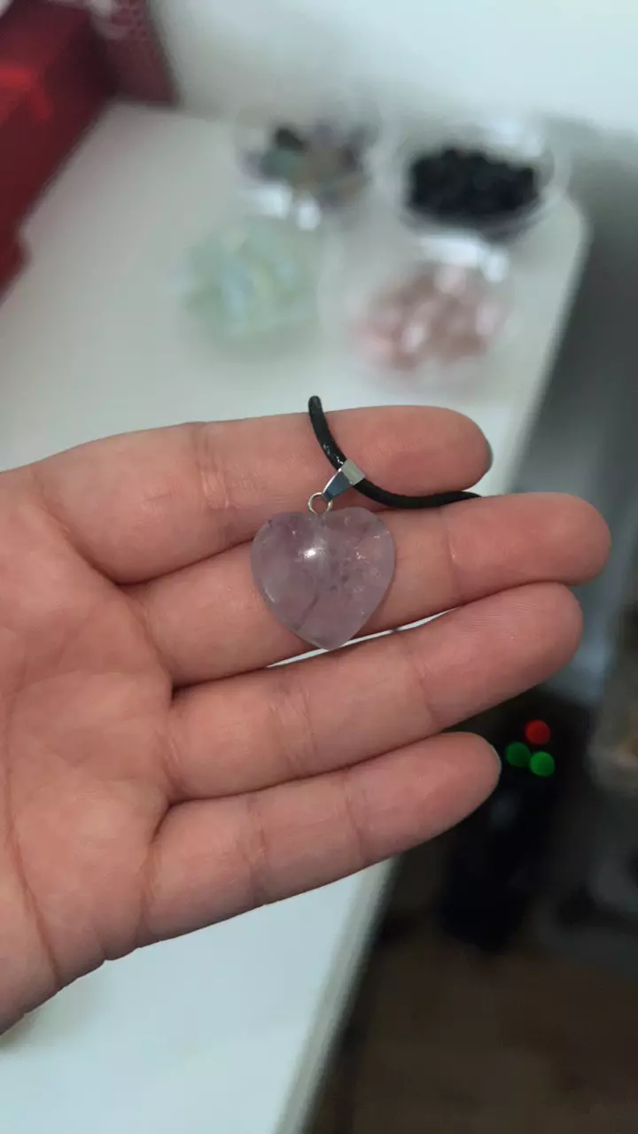 Amethyst Heart Necklace thumbnail