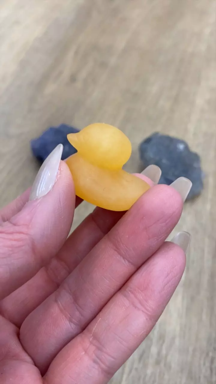 Orange calcite thumbnail