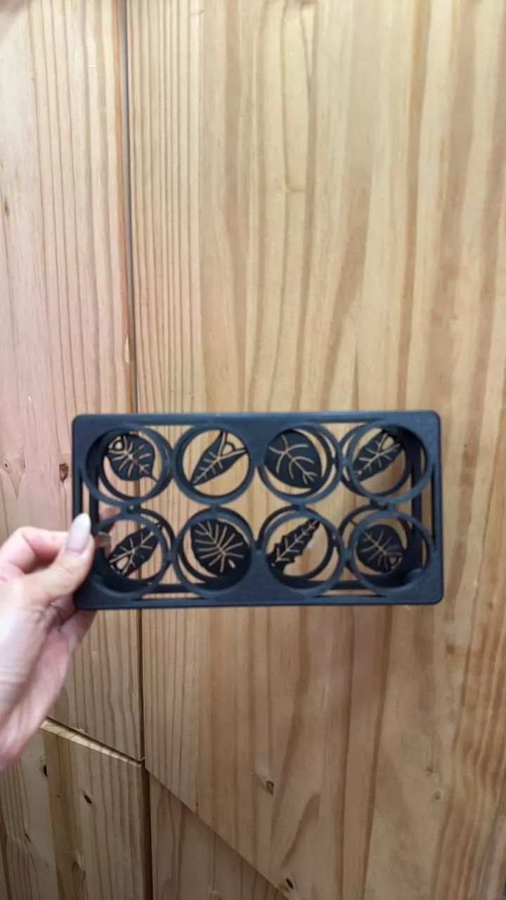 leafy green GREEN rack with pup cups holds 8 thumbnail