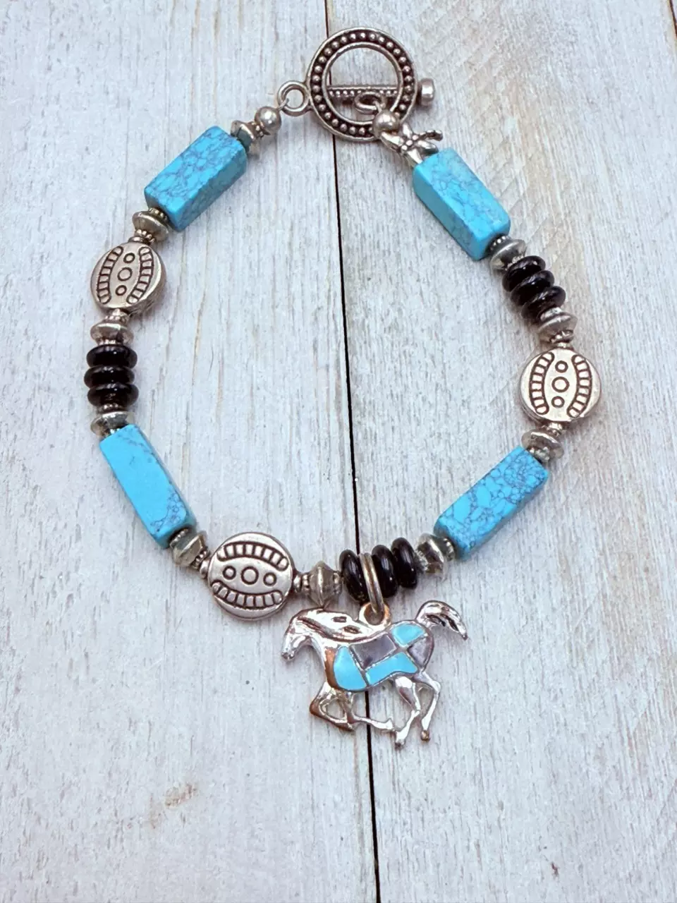 - 62 - size 6.75” Horse Bracelet thumbnail