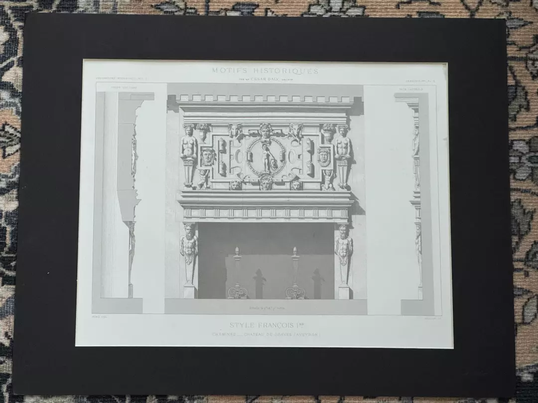 1865 Historical Motifs, Graves by Cesar Daly thumbnail