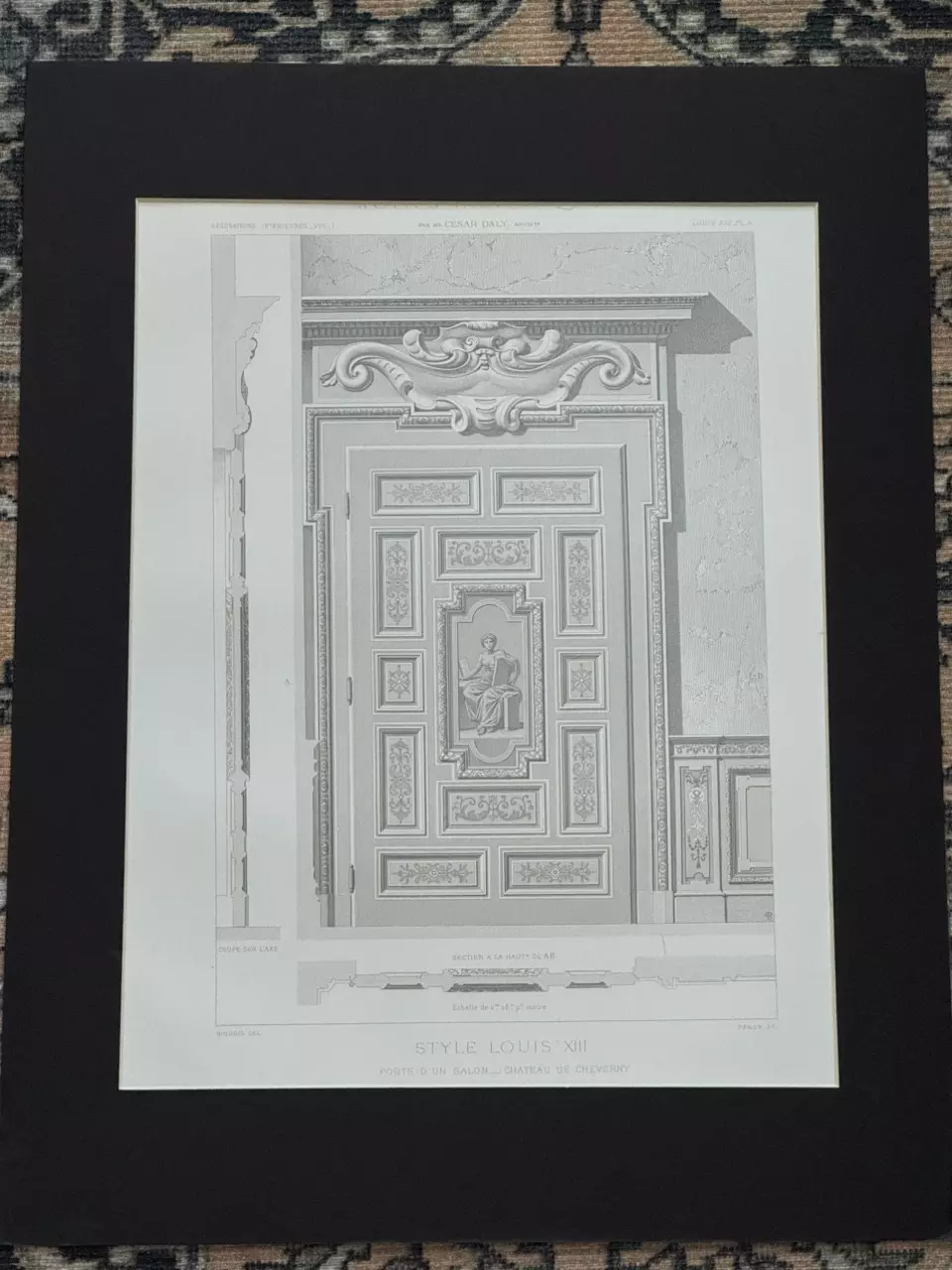 1865 Historical Motifs, Cheverny by Cesar Daly thumbnail