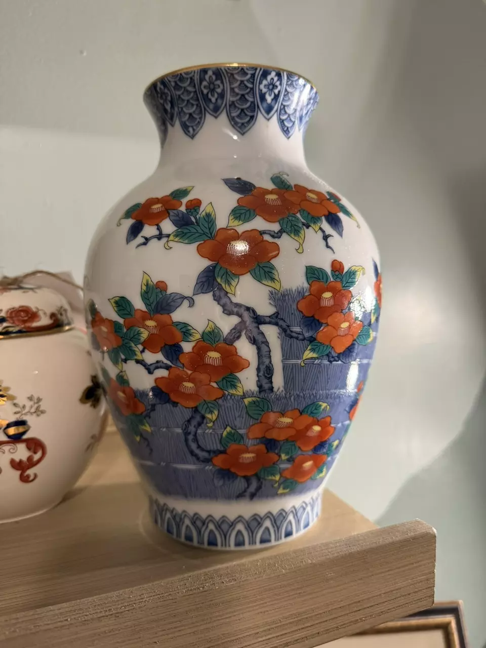 Japanese Red Blossom Vase thumbnail