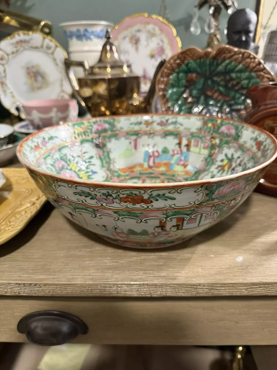 Antique Rose Medallion Bowl thumbnail