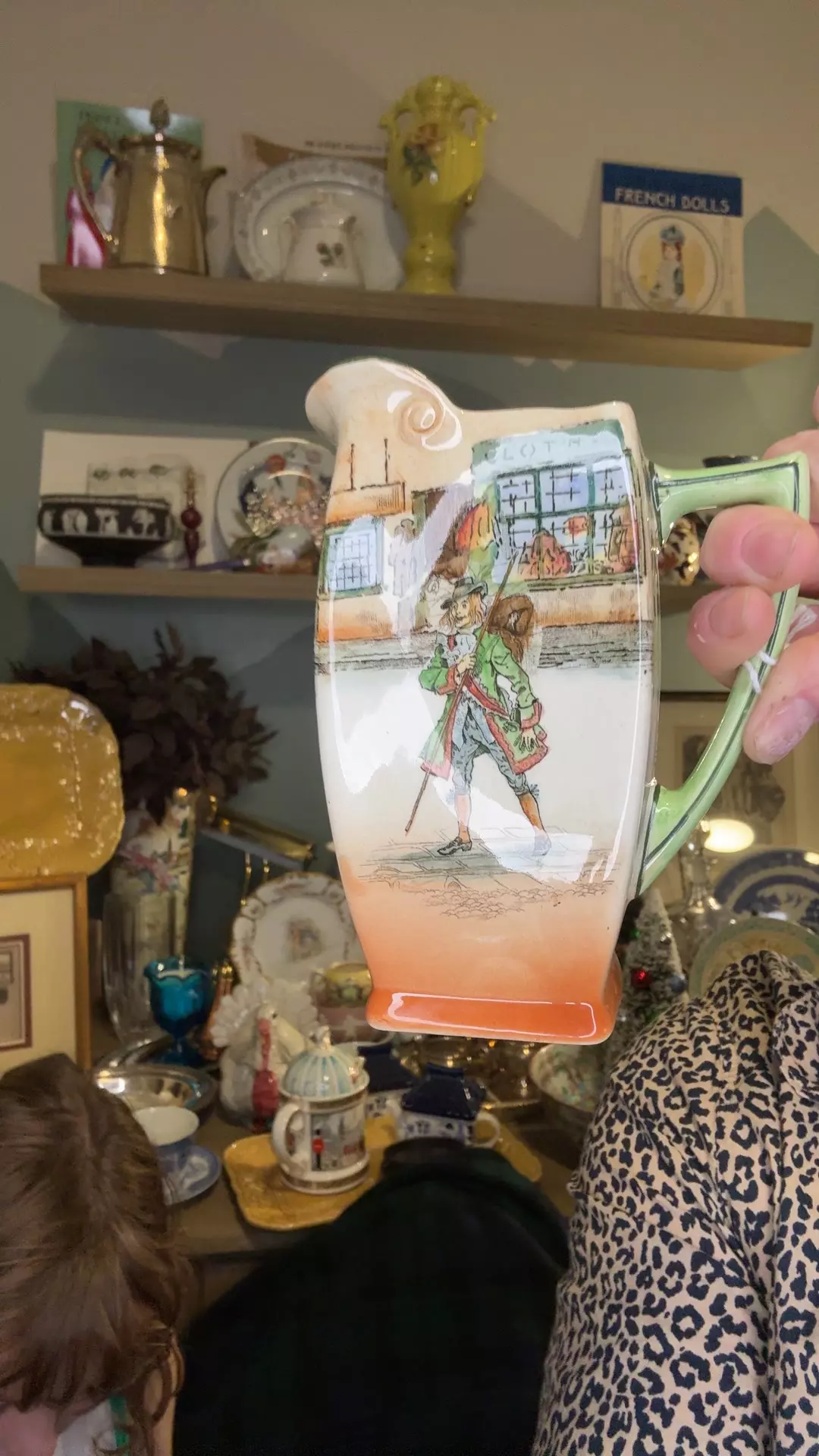 Dickens ware pitcher thumbnail