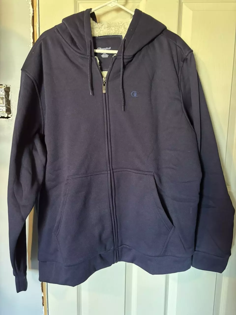 champion fleece full zip hoodie men’s 2xxl thumbnail