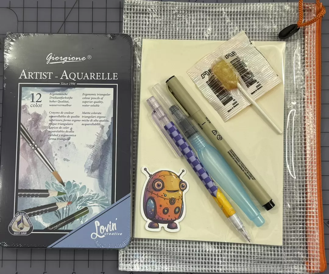 Watercolor Pencil Artist Art Box thumbnail