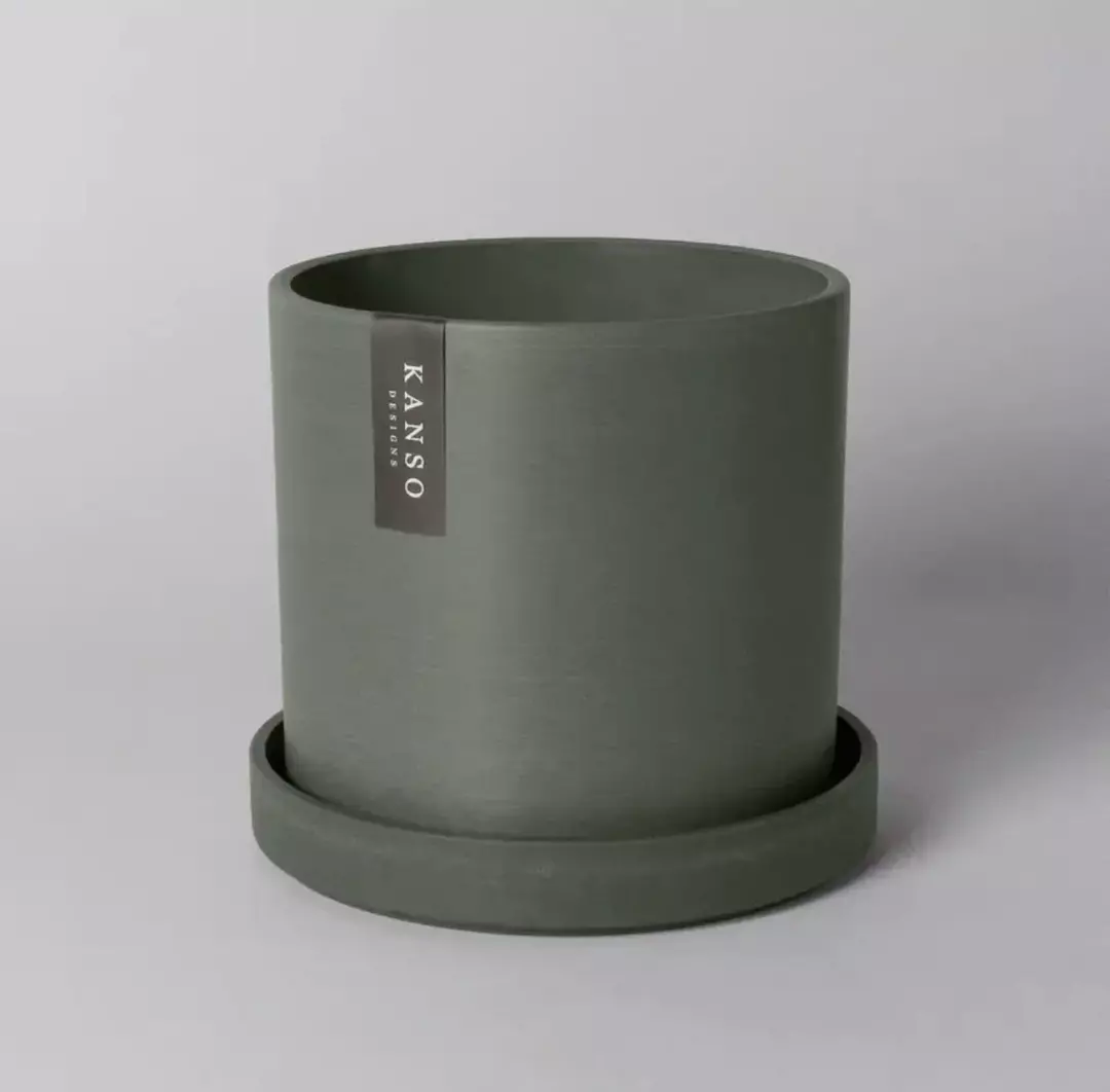 Kanso 7” Ceramic Planter w/ Saucer thumbnail