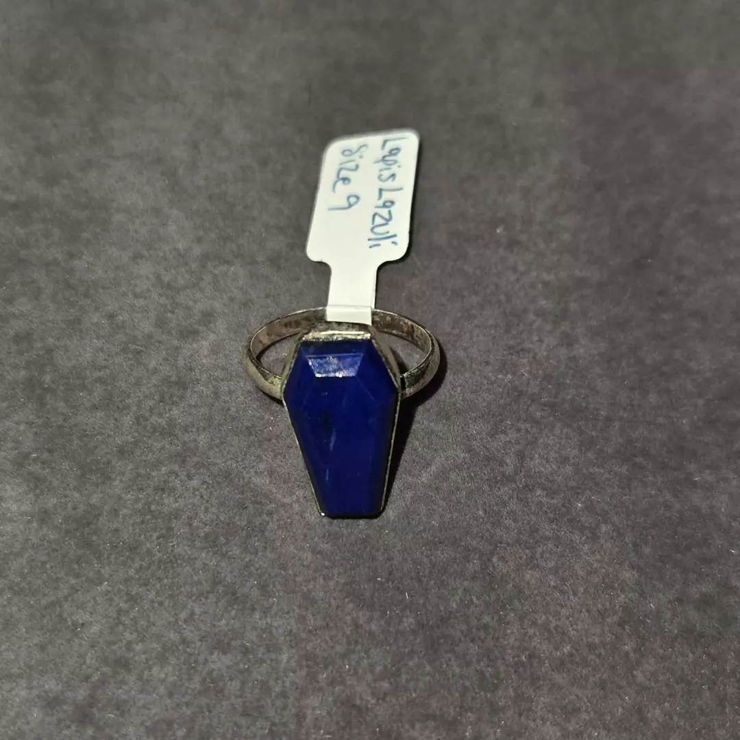 Lapis Lazuli Coffin Ring thumbnail
