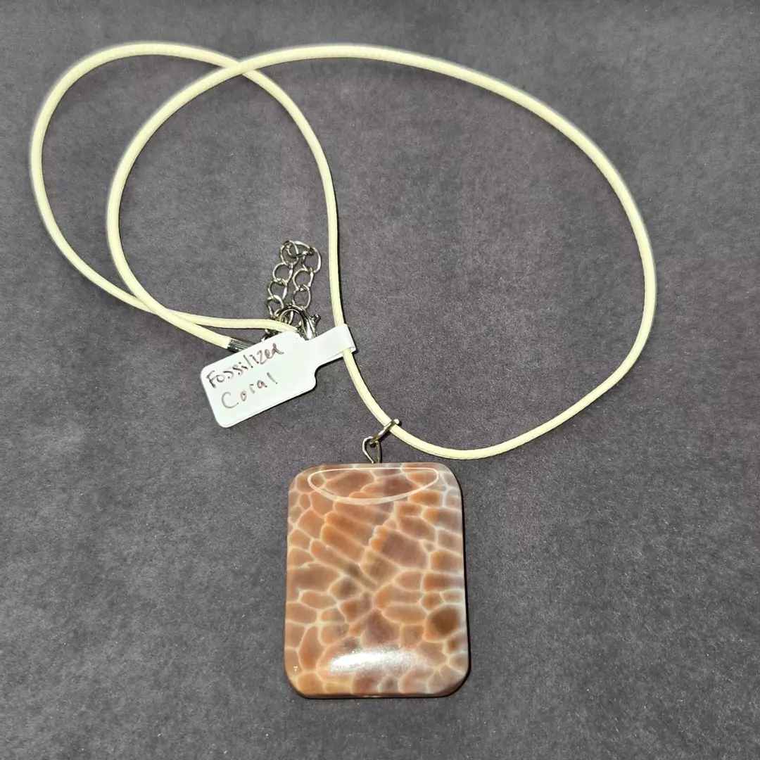 Fossilized Coral Necklace thumbnail
