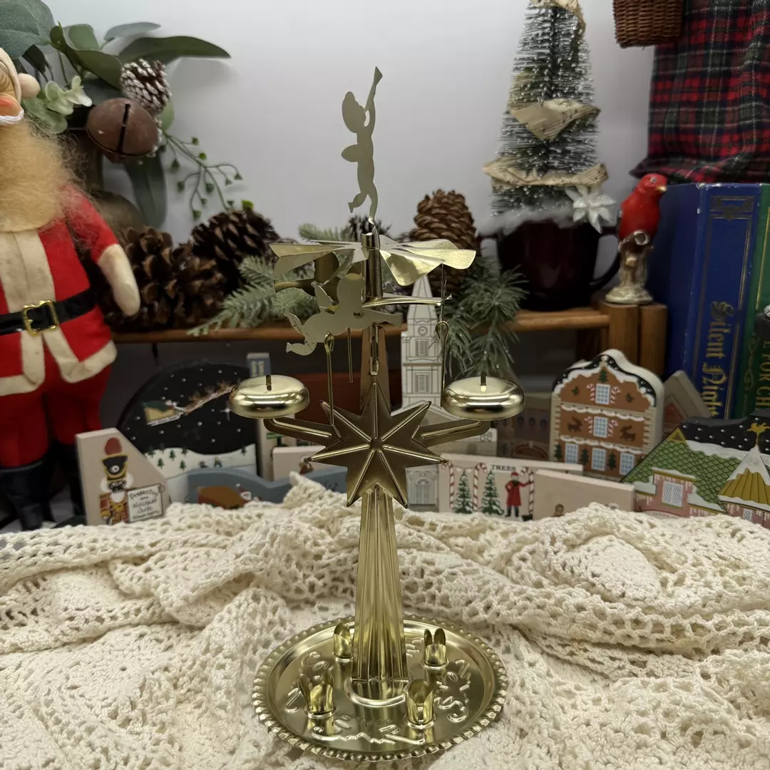 Vintage Magical Spinning Angel Chimes thumbnail