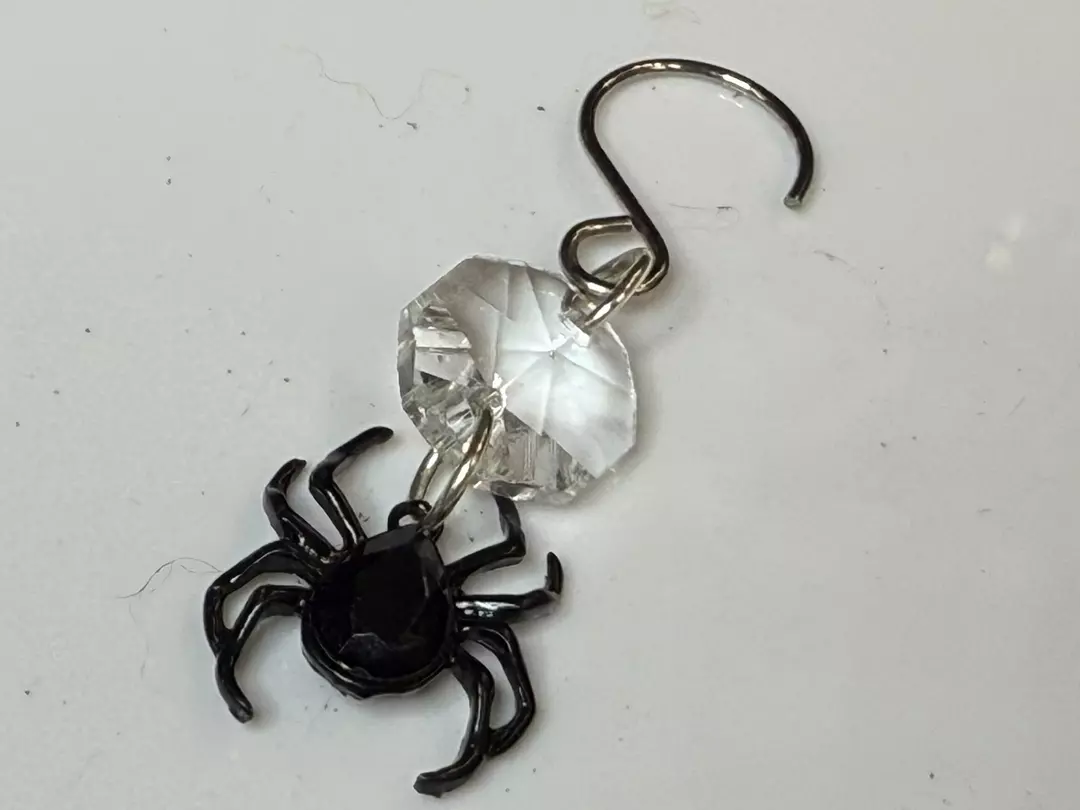 black spider plant charm #2 thumbnail