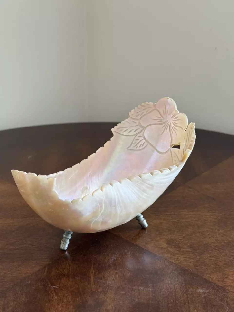 Antique MOP caviar dish thumbnail