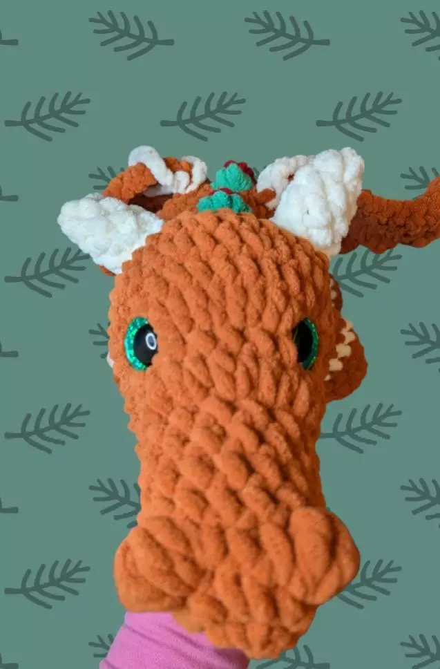 Axel the Splooting dragon - Gingerbread style! thumbnail