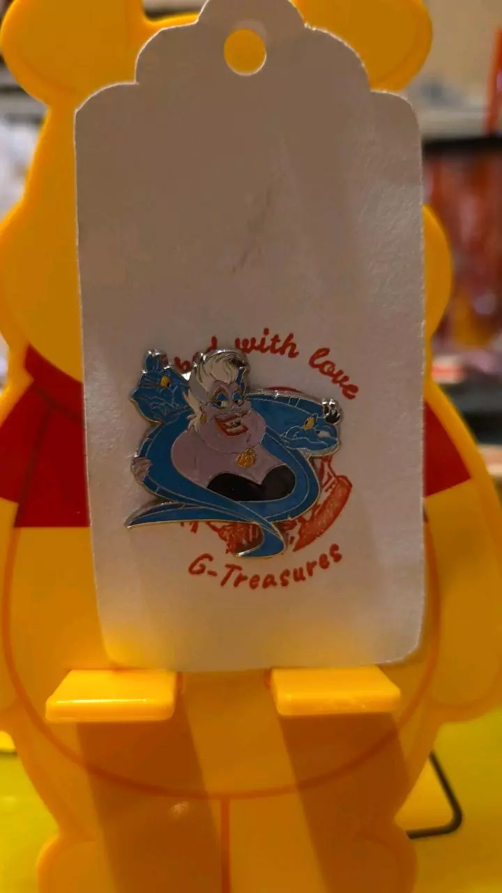 Disney Pin Ursula Flotsam & Jetsam Eels The Little Mermaid Villains thumbnail