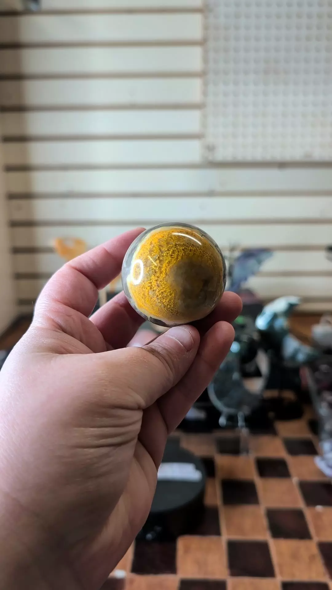 Bumblebee Jasper Sphere thumbnail