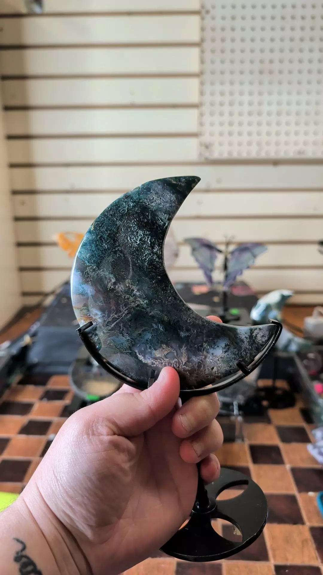 Moss Agate Moon was $52 thumbnail