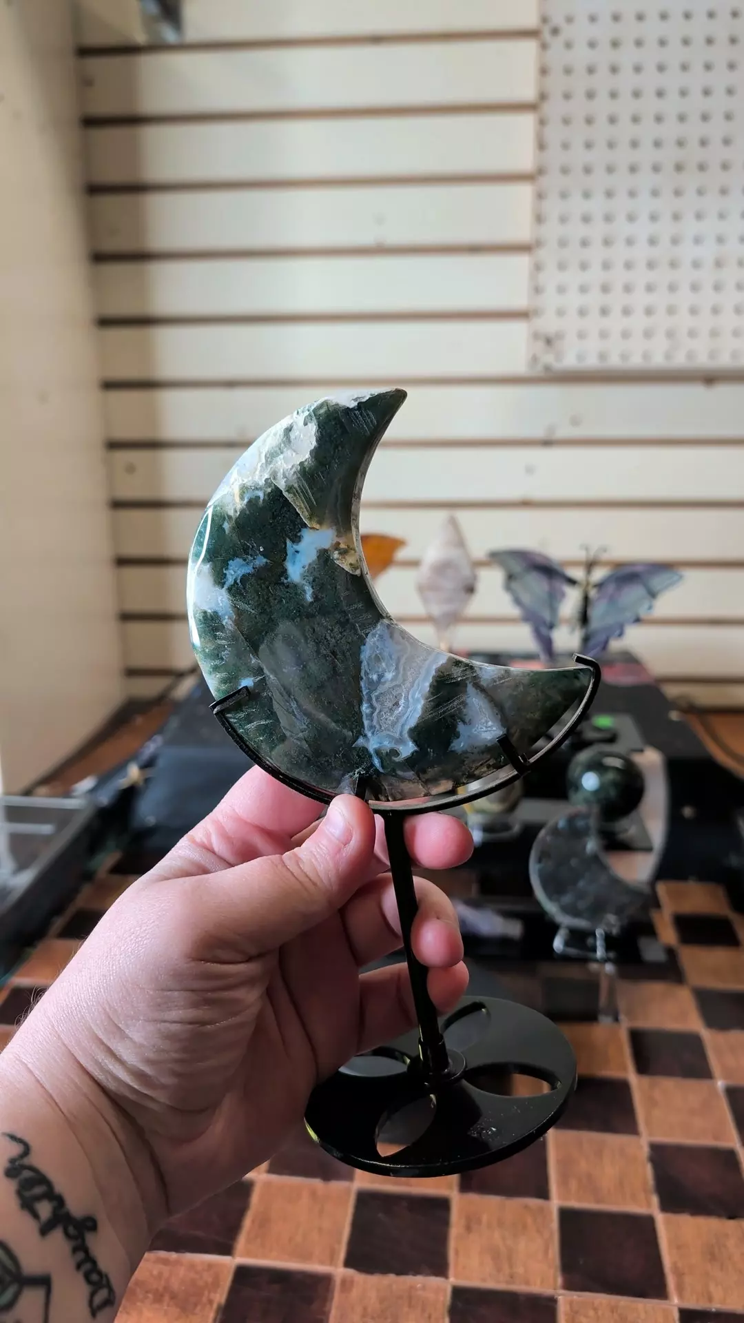 Moss Agate Moon was $38 thumbnail