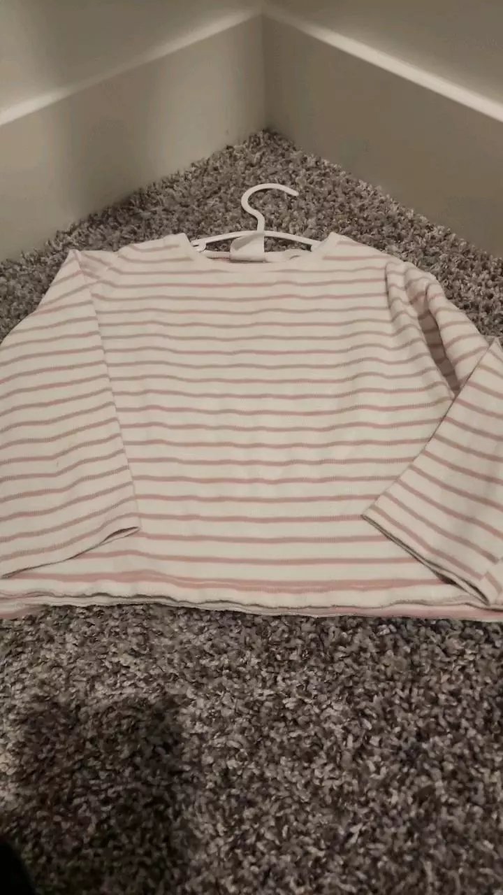 Zara Pink stripe  LS Shirt size 3/4 years thumbnail