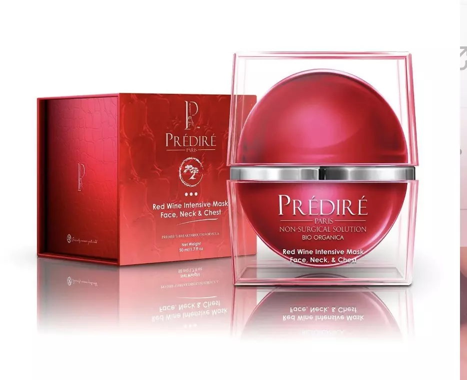 Prédiré Paris Red Wine Intensive Mask for Face, Neck,  Chest thumbnail