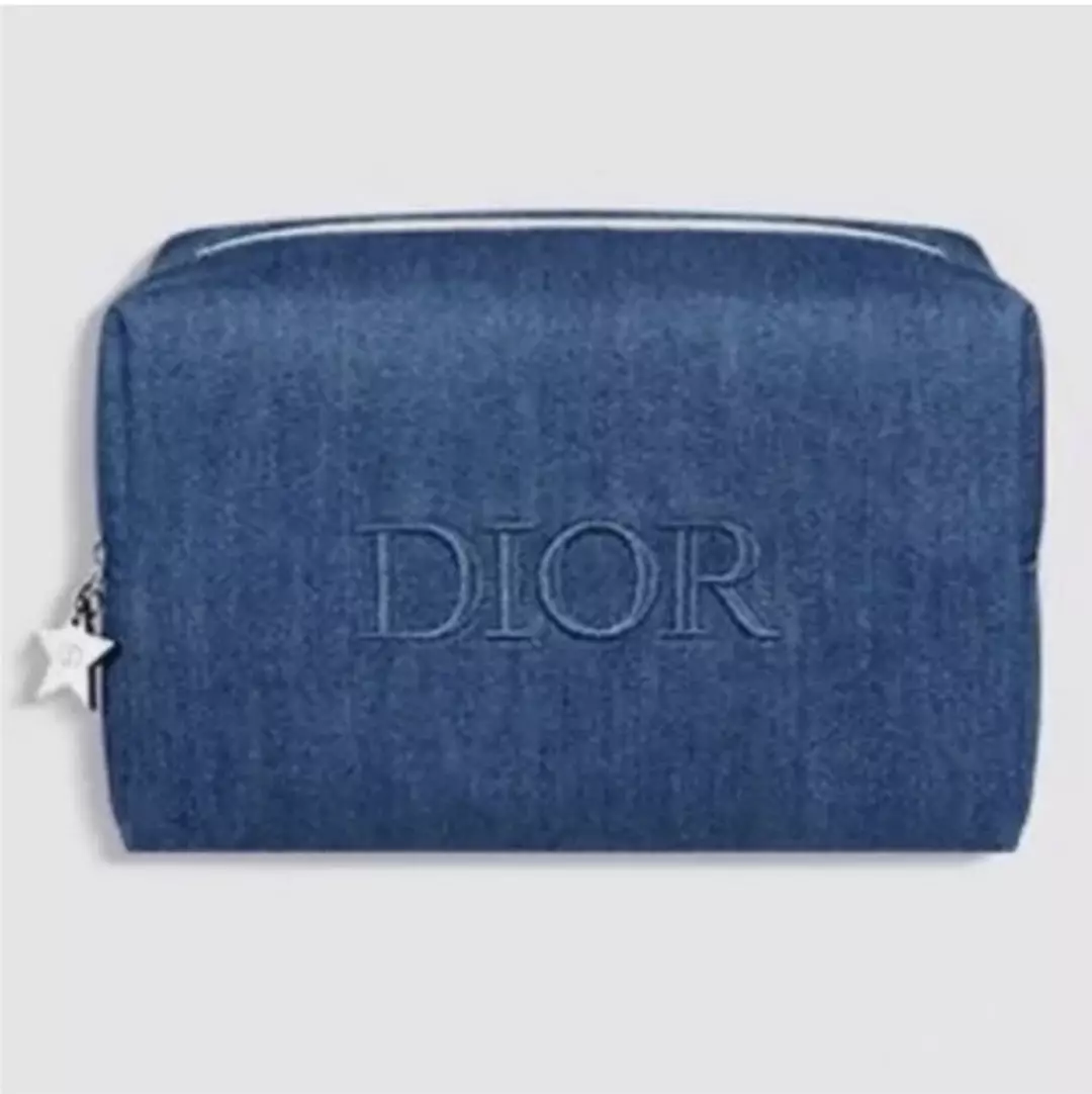 Christian Dior Pouch vanity Denim fabric thumbnail
