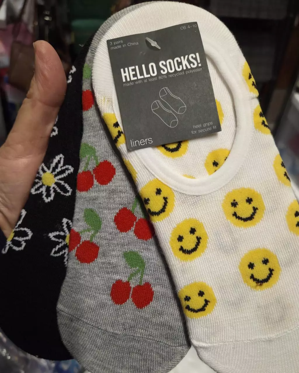 3 pk. No Show Socks thumbnail