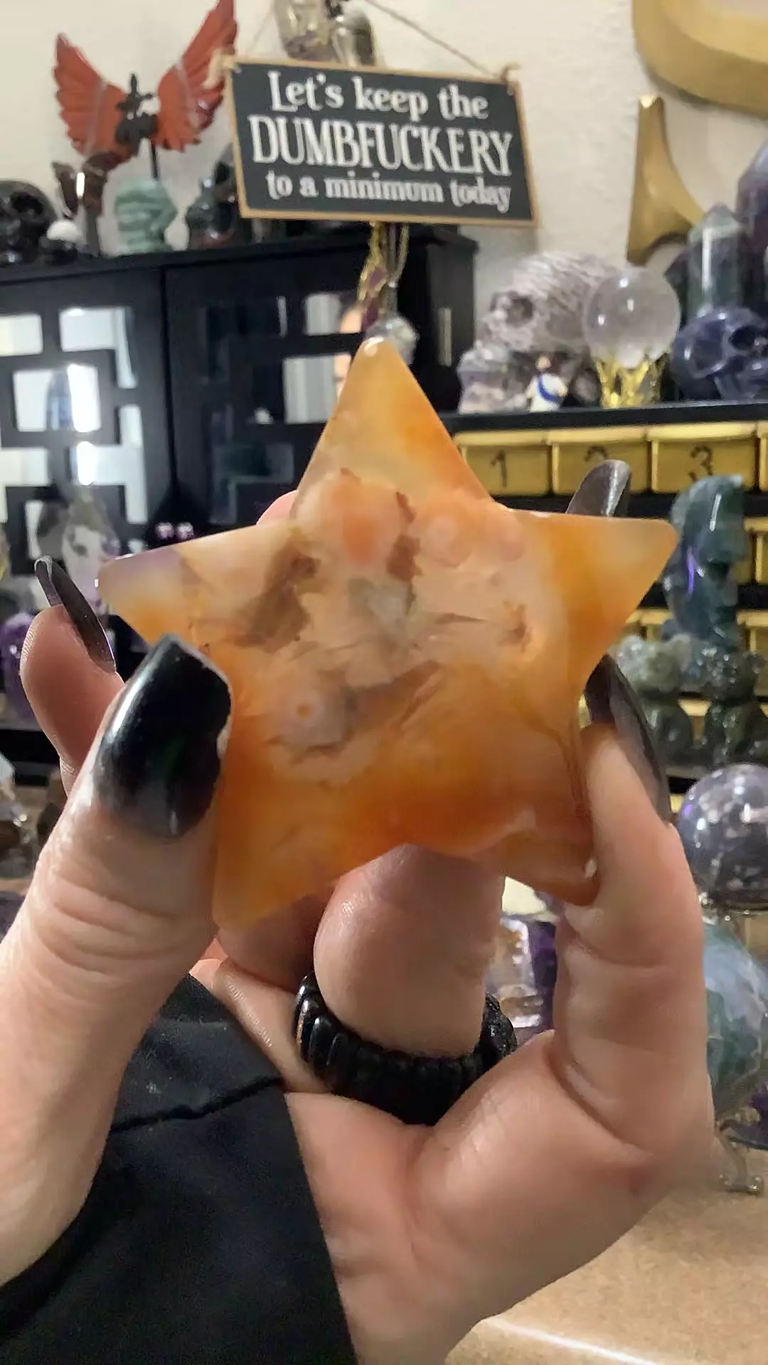Carnelian Flower Agate Star thumbnail