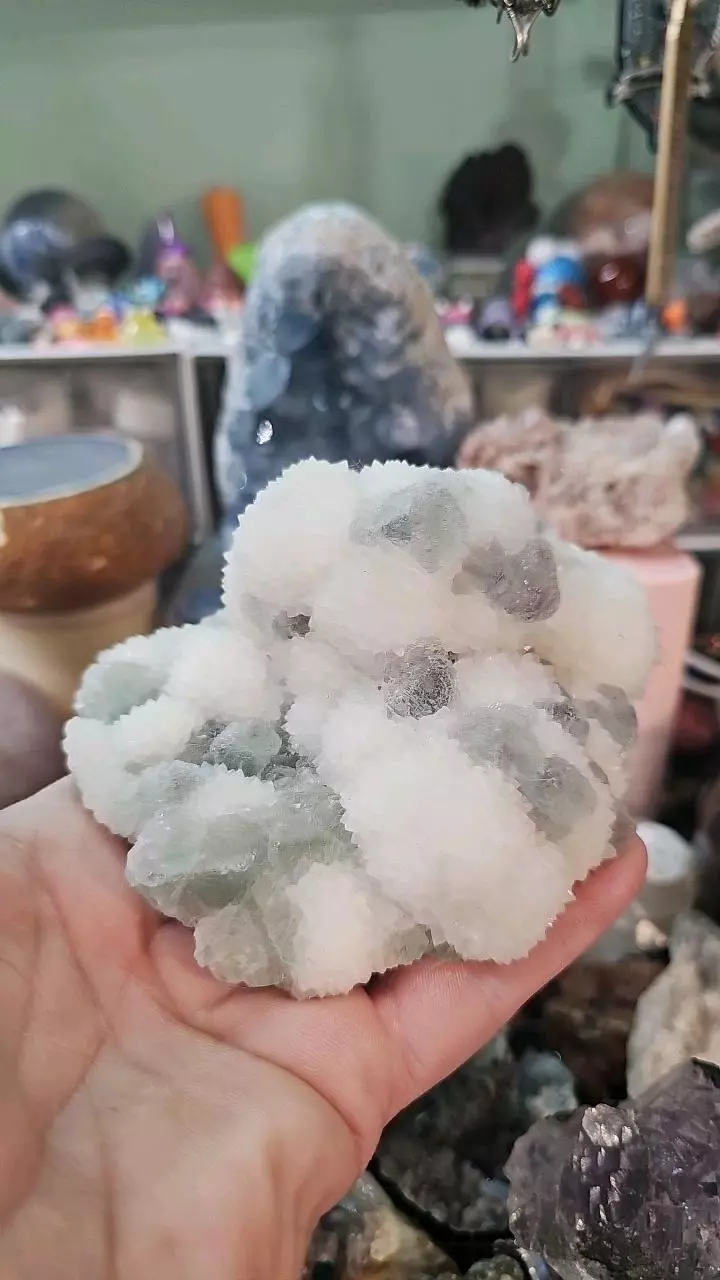 61. Fluorite on Quartz thumbnail