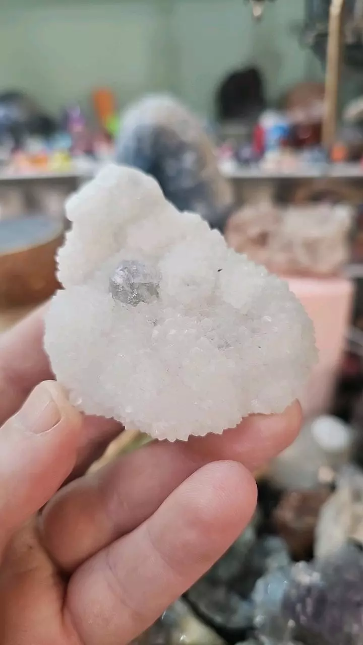 63. Fluorite on Quartz thumbnail