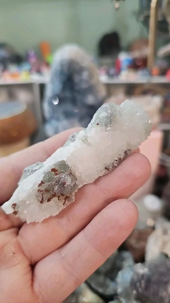64. Flourite on quartz thumbnail