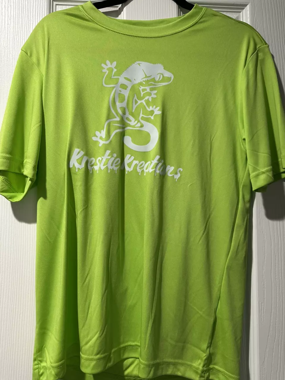 Small Lime Green Krestie Kreations Shirt thumbnail