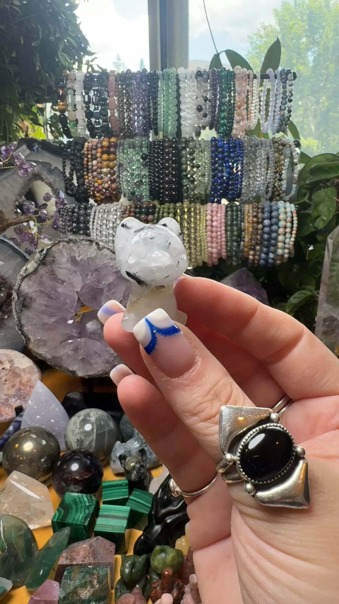 Cat- black tourmaline in quartz thumbnail