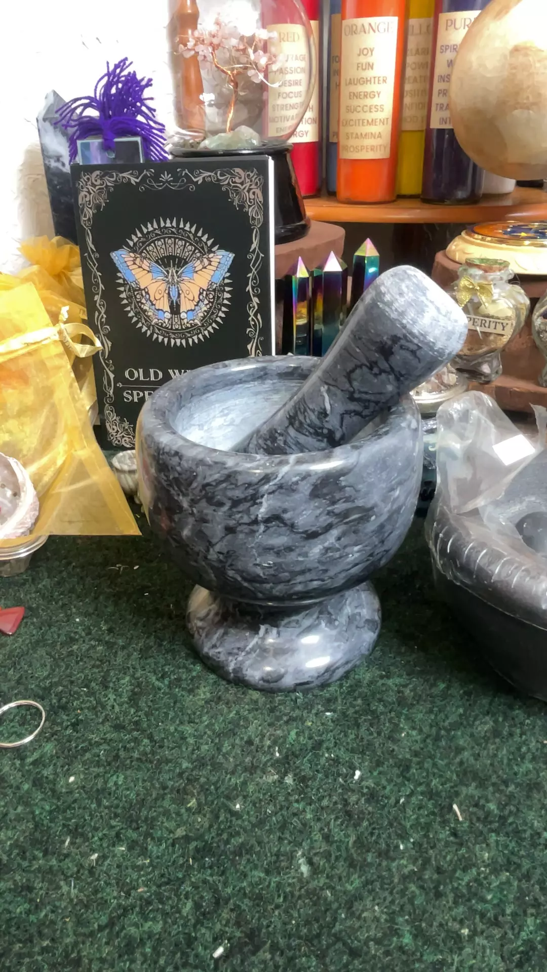 Onyx mortar and pestle thumbnail