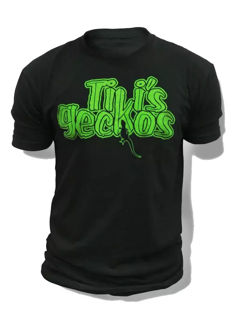 Green Tikisgeckos Tshirt thumbnail