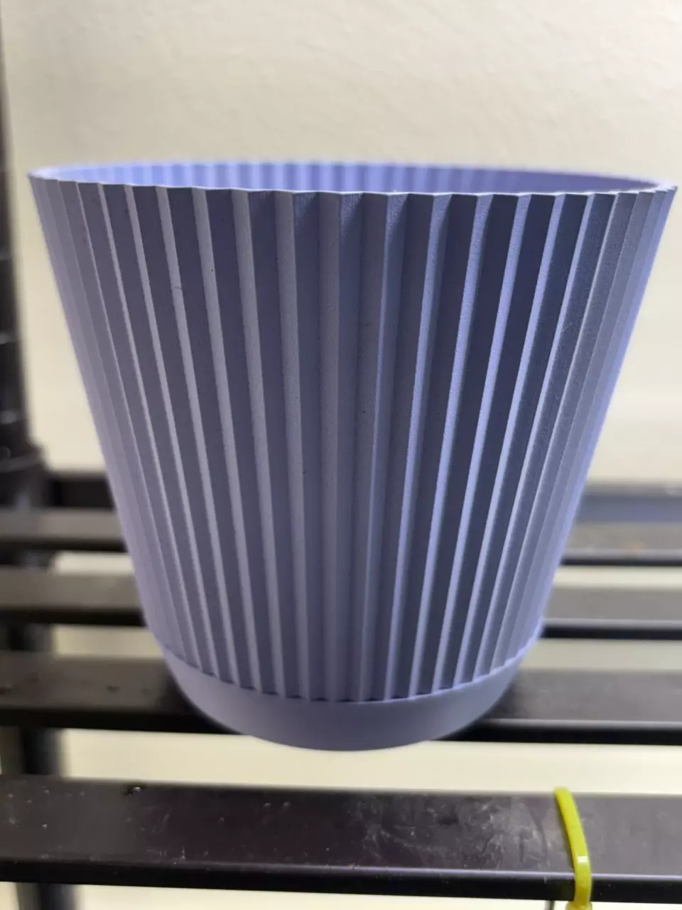 Ruffled 4” container (has drainage) - lavender thumbnail