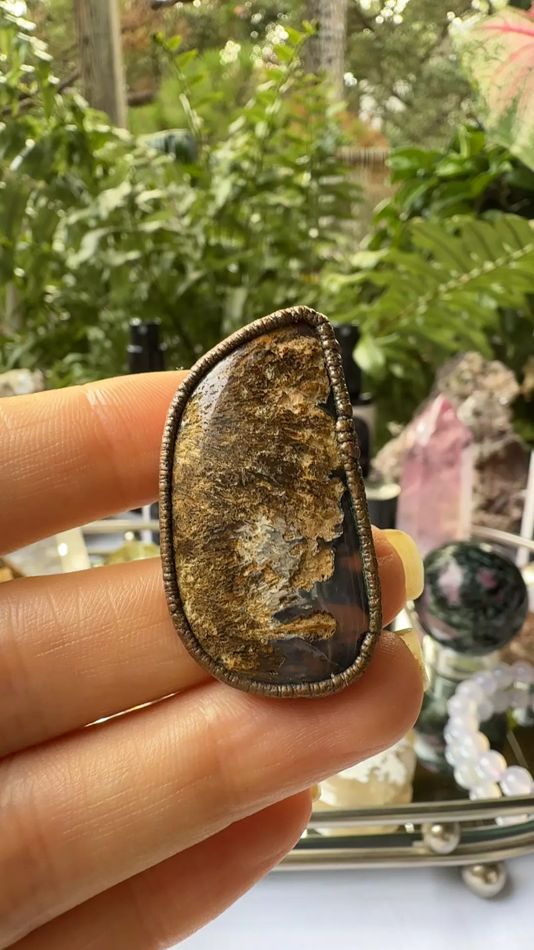 Plume Agate Ring thumbnail